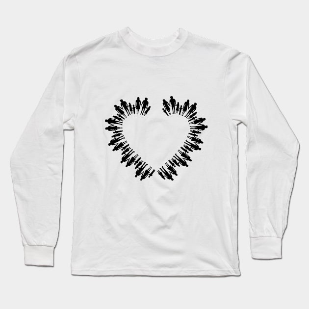 Family heart Long Sleeve T-Shirt by Andrew's shop